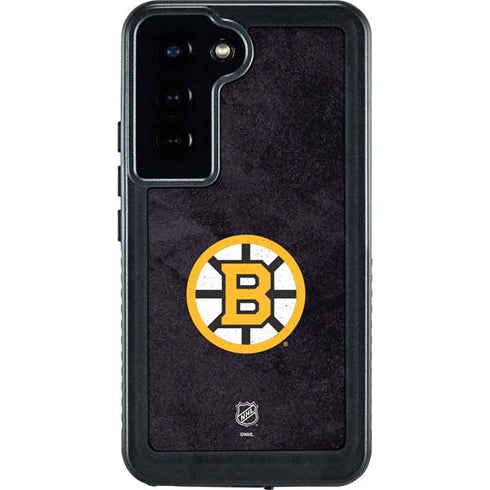 NHL Boston Bruins Distressed Galaxy S24 Waterproof Case